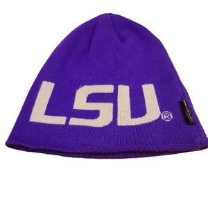 Nike LSU Tigers Beanie Skull Cap Purple One Size Fits Most Winter Hat Dri Fit